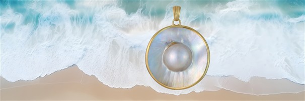 Pendant with pearl and Mother of Pearl | Schreier gems, healing stones & jewelry - page 3