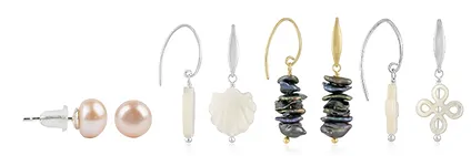 Boucles d'oreilles avec perle et nacre | Marco Schreier - page 2