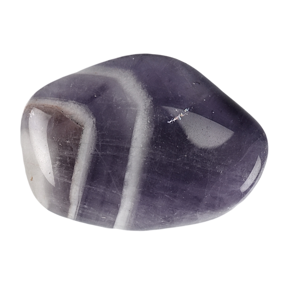 Tumbled Stones Amethyst (Chevron, round), 3,0 - 4,5cm (XL)