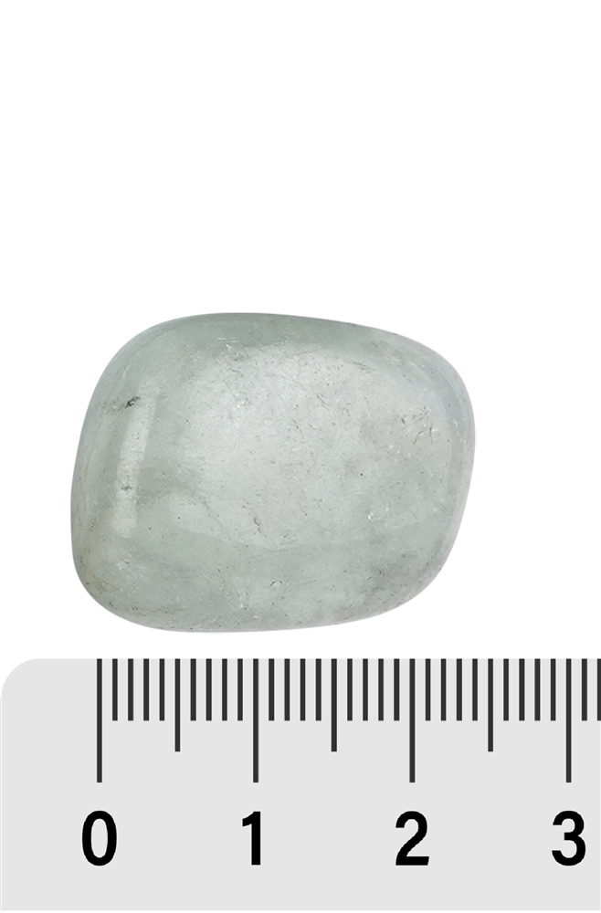 Trommelsteine Aquamarin, 2,5 - 3,0cm (L)