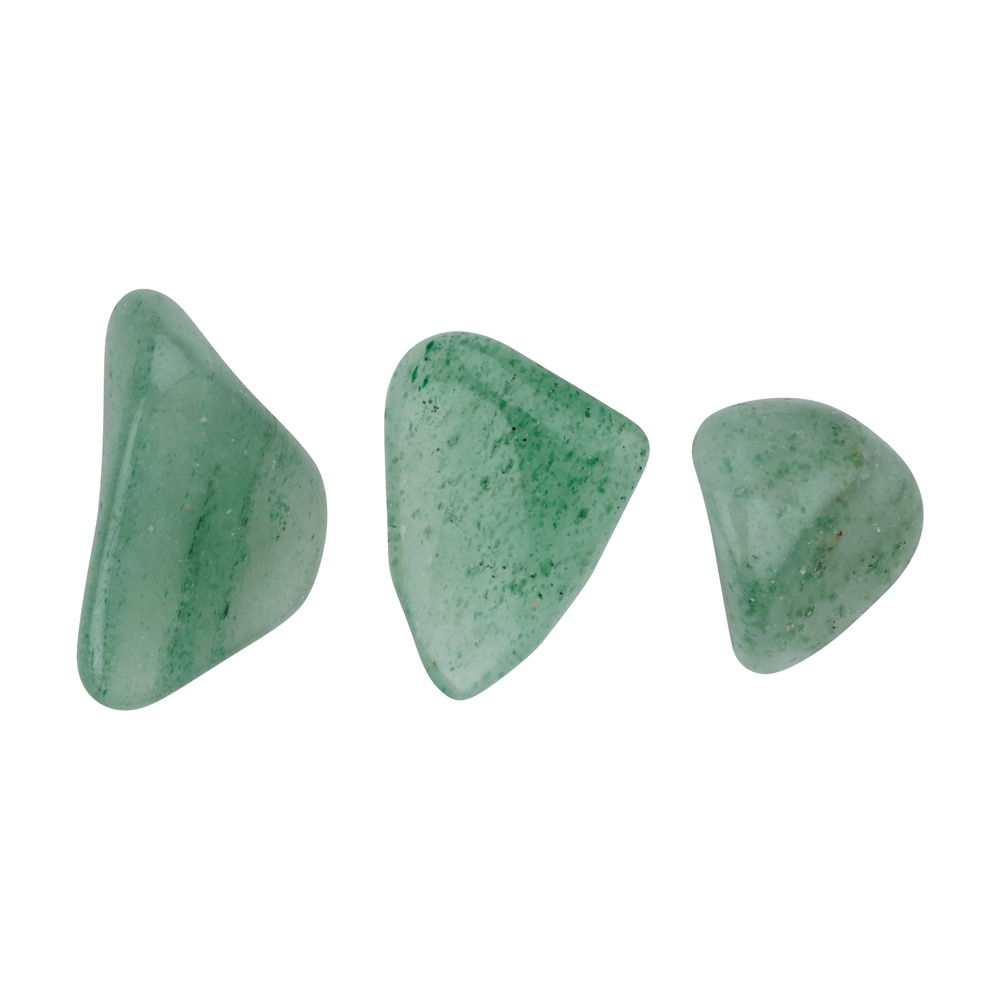 Tumbled stones aventurine (light), 2.0 - 3.5 cm (M)