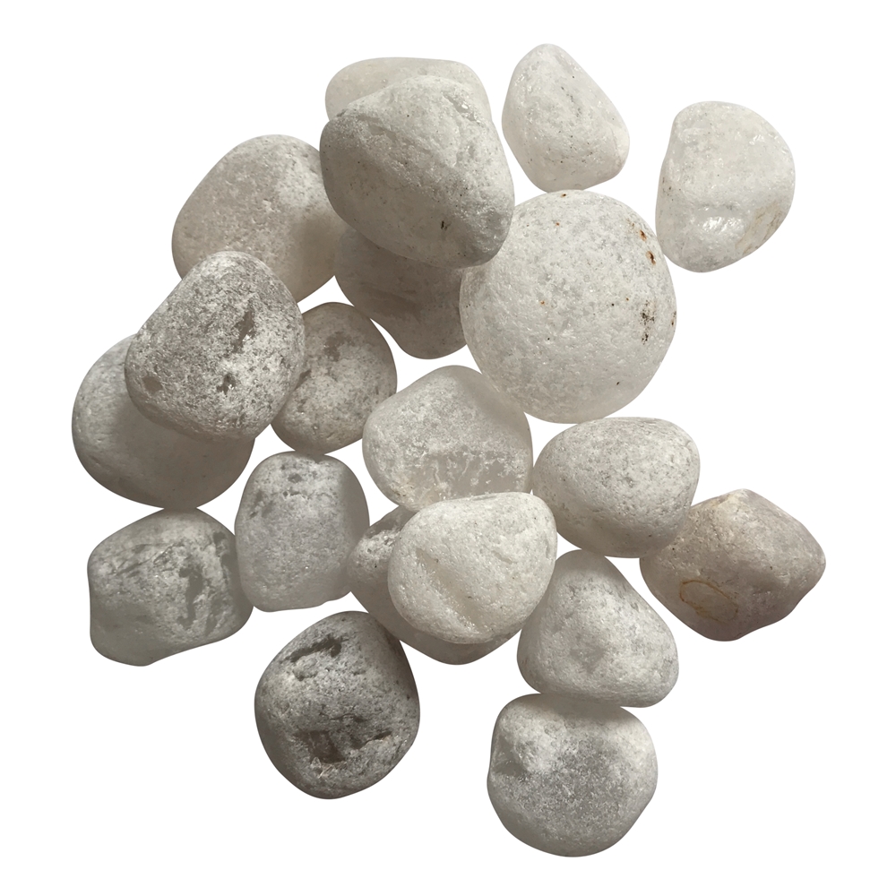 Cristallo di rocca burattato (burattato), 3,2 - 4,5 cm