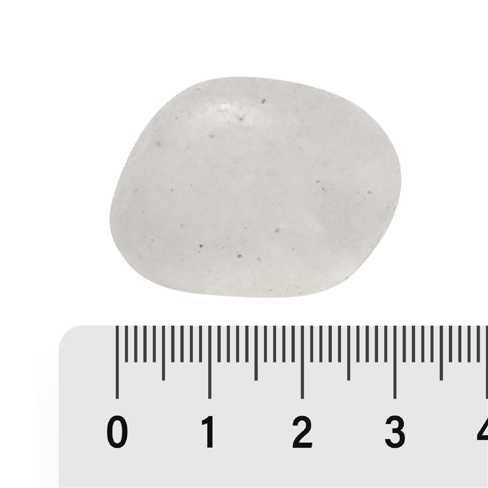 Cristallo di rocca burattato (burattato), 3,0 - 3,5 cm