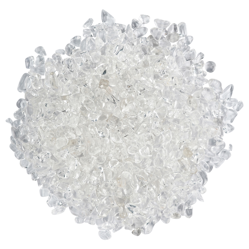Pietre burattate in cristallo di rocca extra, 0,5 - 1,0 cm (B2)