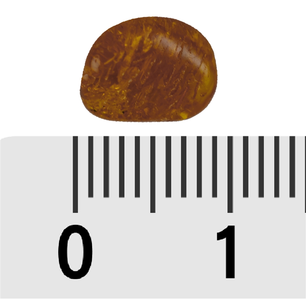 Tumbled Stones Amber (cognac), 0,3 - 0,5cm (B3)