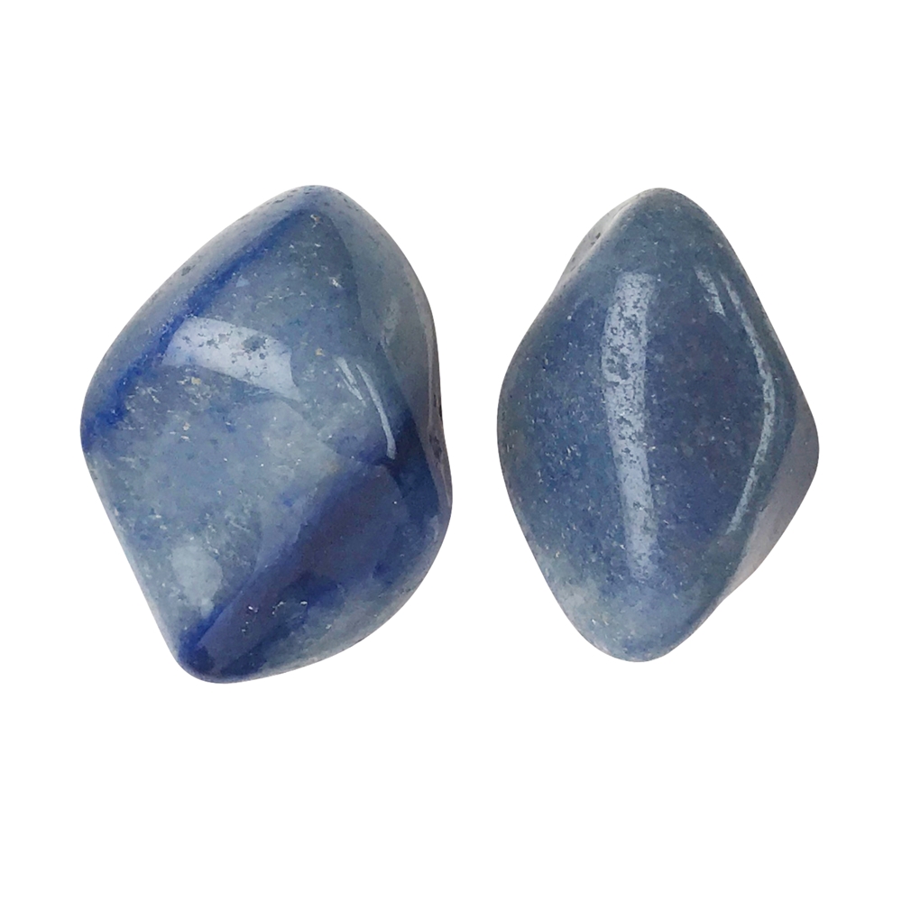 Trommelsteine Blauquarz, 2,5 - 3,0cm (L)