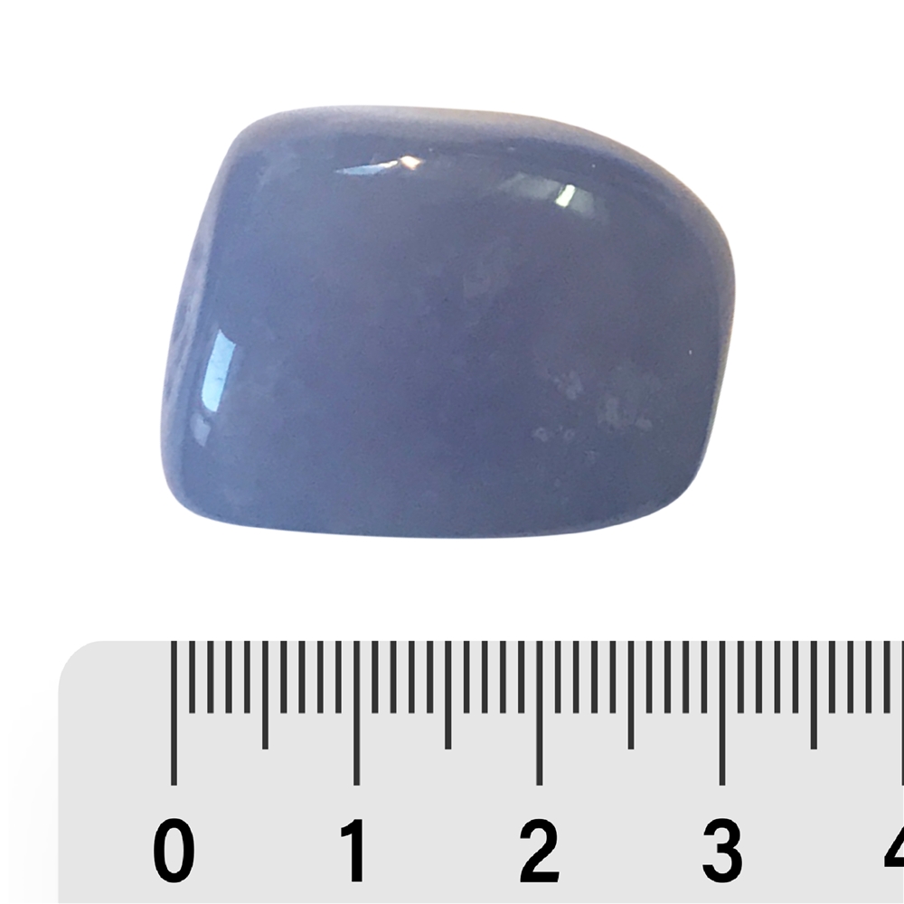 Trommelsteine Chalcedon (blau) extra, gemischte Größen