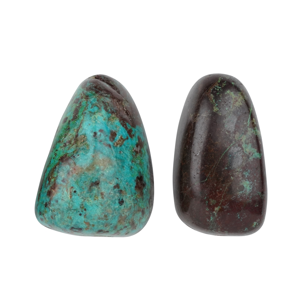 Tumbled Stones Chrysocoll-Cuprite (stab.), 2,0 - 3,0cm (XL)