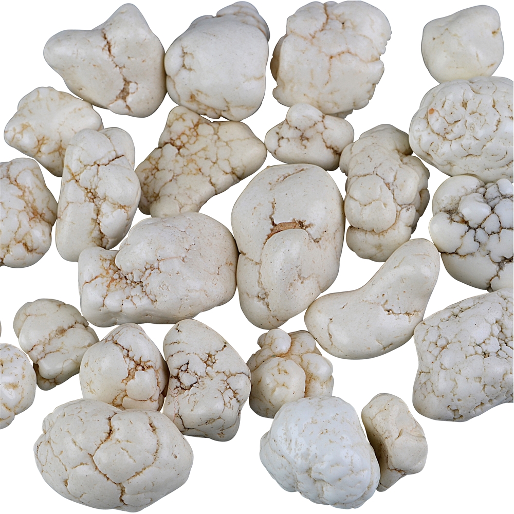 Tumbled Stones Magnesite Nuggets, 1,0 - 2,0cm (S)