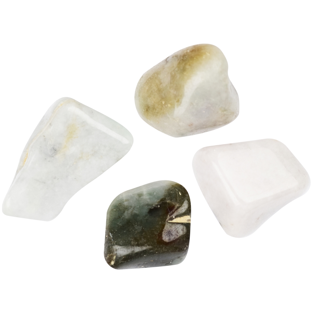 Piedras rodadas Jadeíta, 3,5 - 4,5cm (XL)