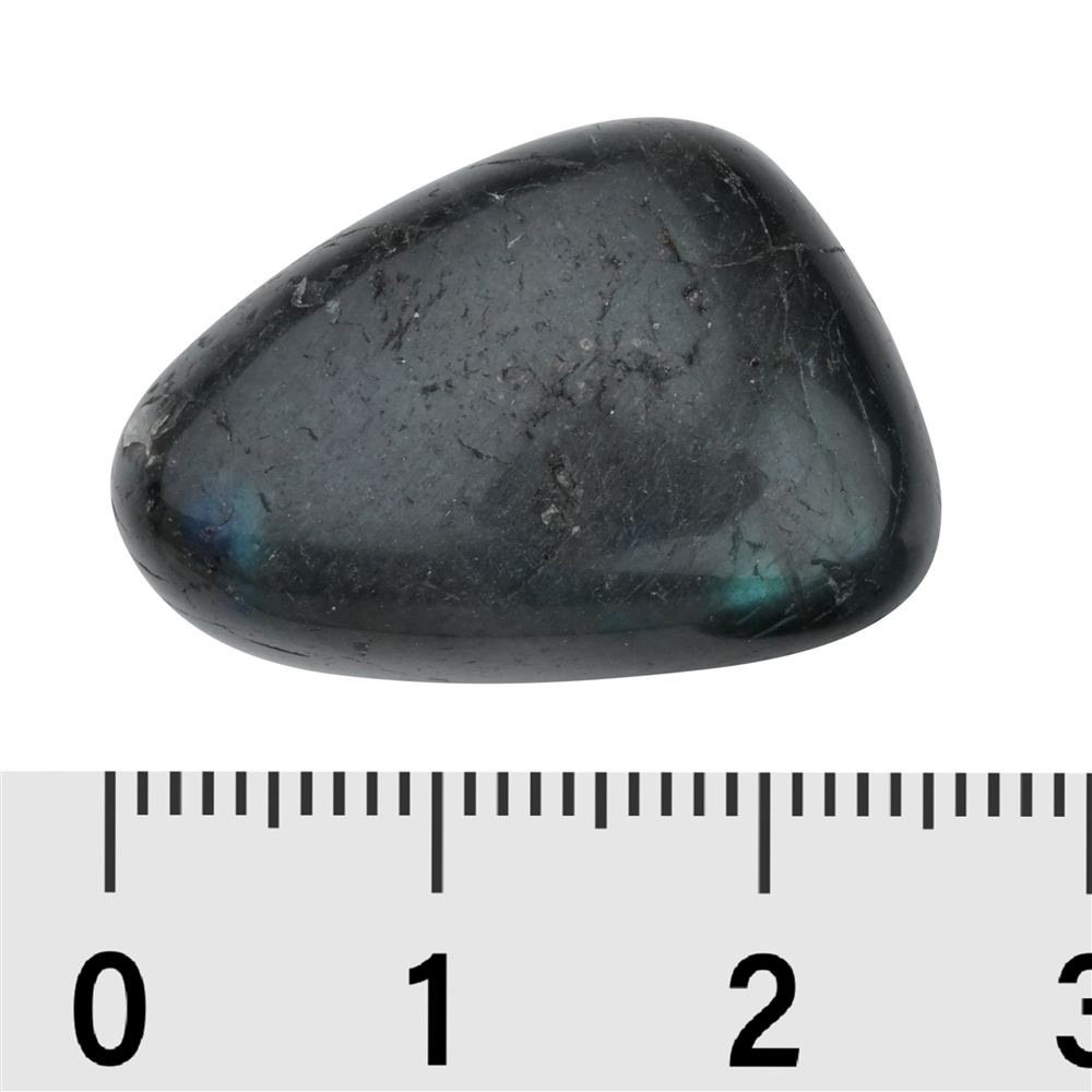 Pierre roulée Labradorite B, 2,8 - 3,3cm (L)
