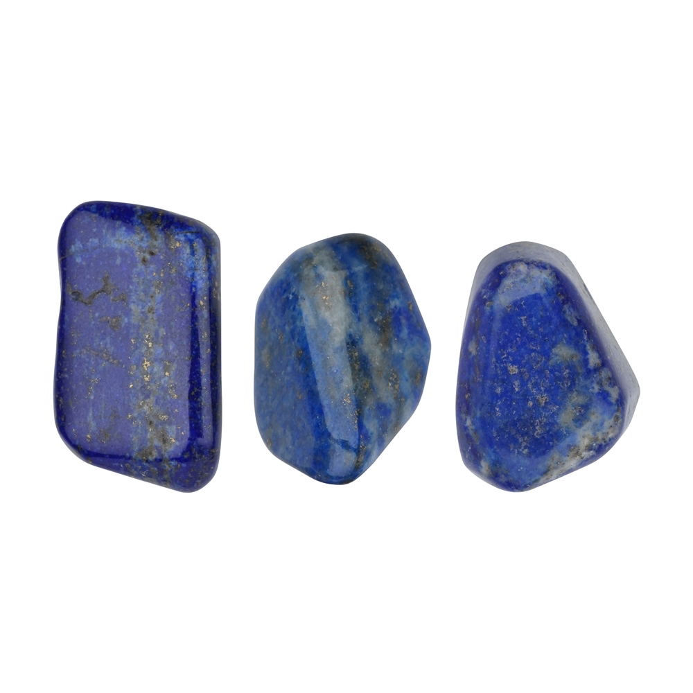 Pierre roulée Lapis-lazuli A, 1,7 - 2,7cm (M)