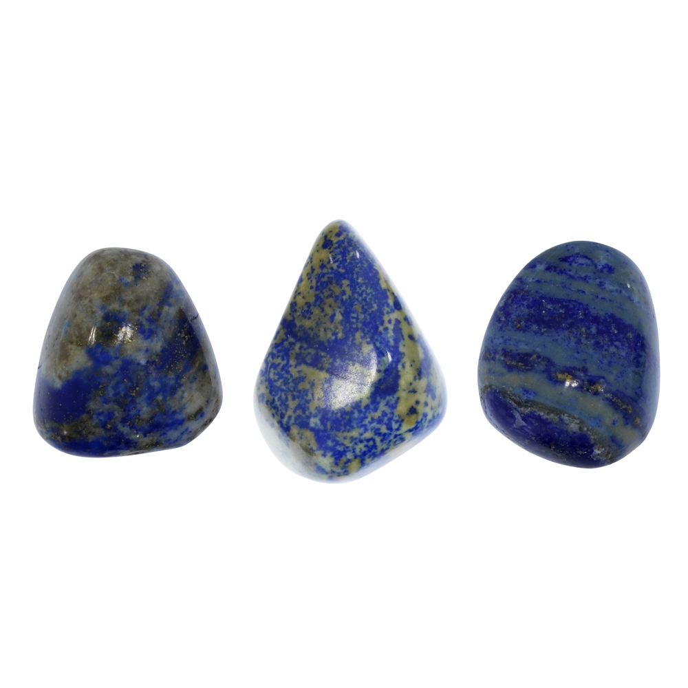 Pierre roulée Lapis-lazuli B, 2,0 - 2,5cm (M)