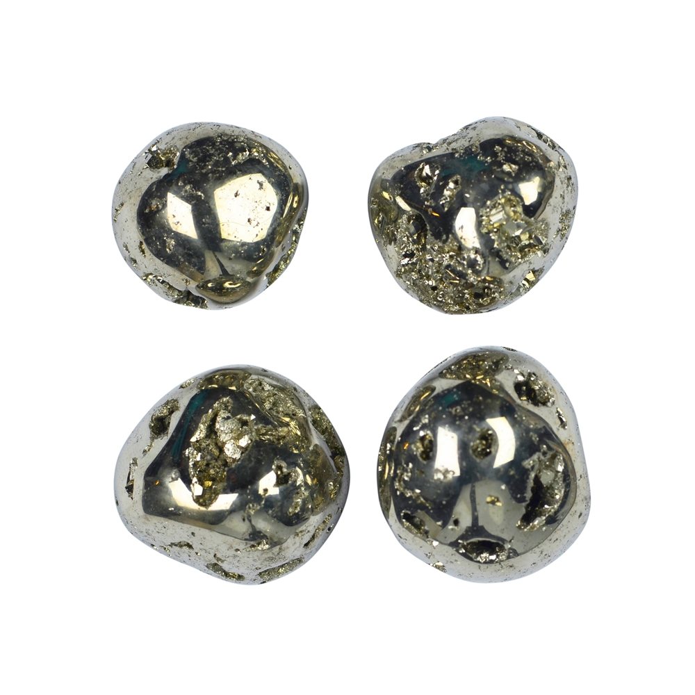 Pierres roulées Pyrite avec cristaux, 2,5 - 3,0cm (L)