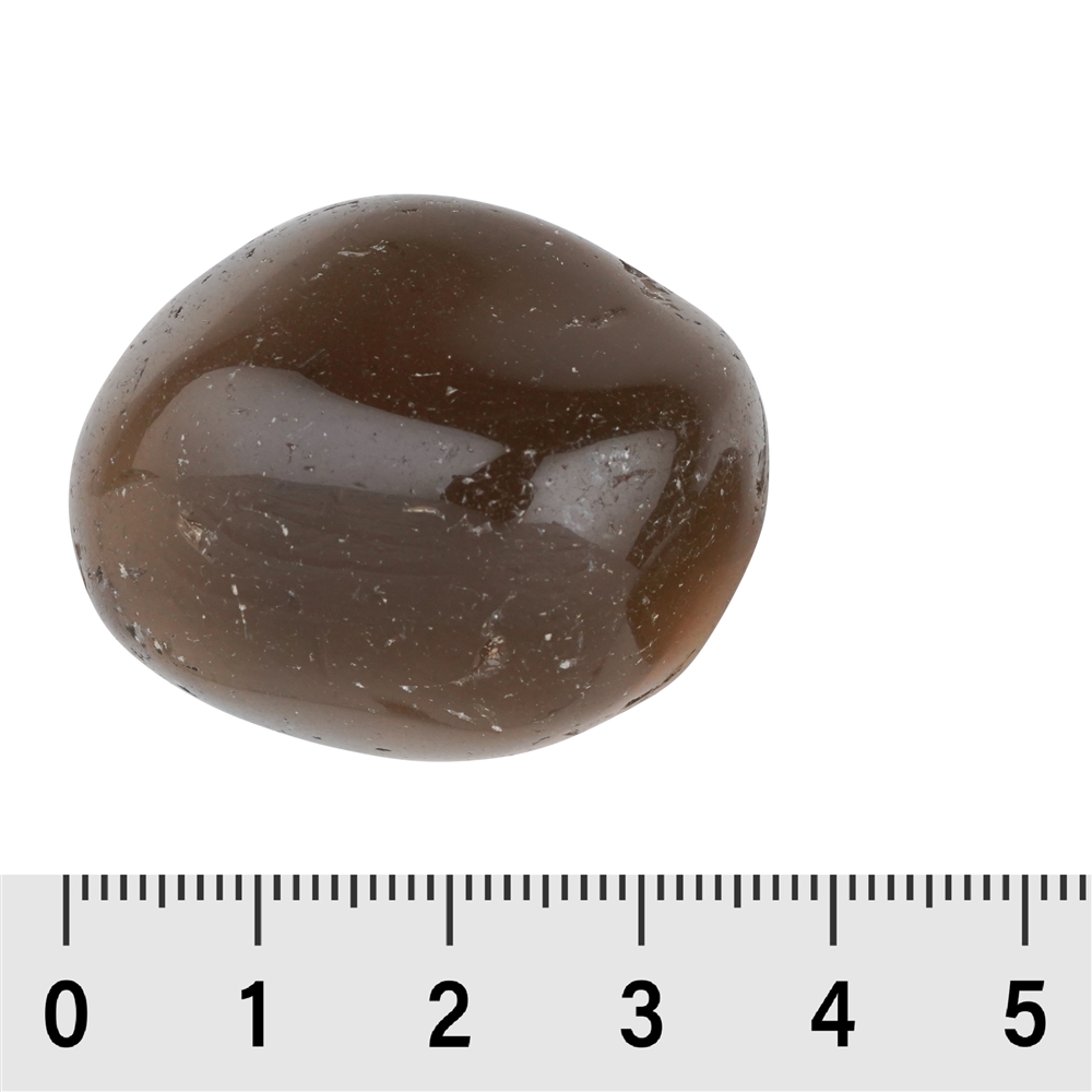 Piedra rodada cuarzo ahumado, 3.0 - 4.0cm (XL)