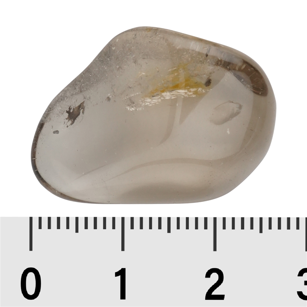Pietra burattata quarzo fumé, 2,0 - 2,5 cm (M)