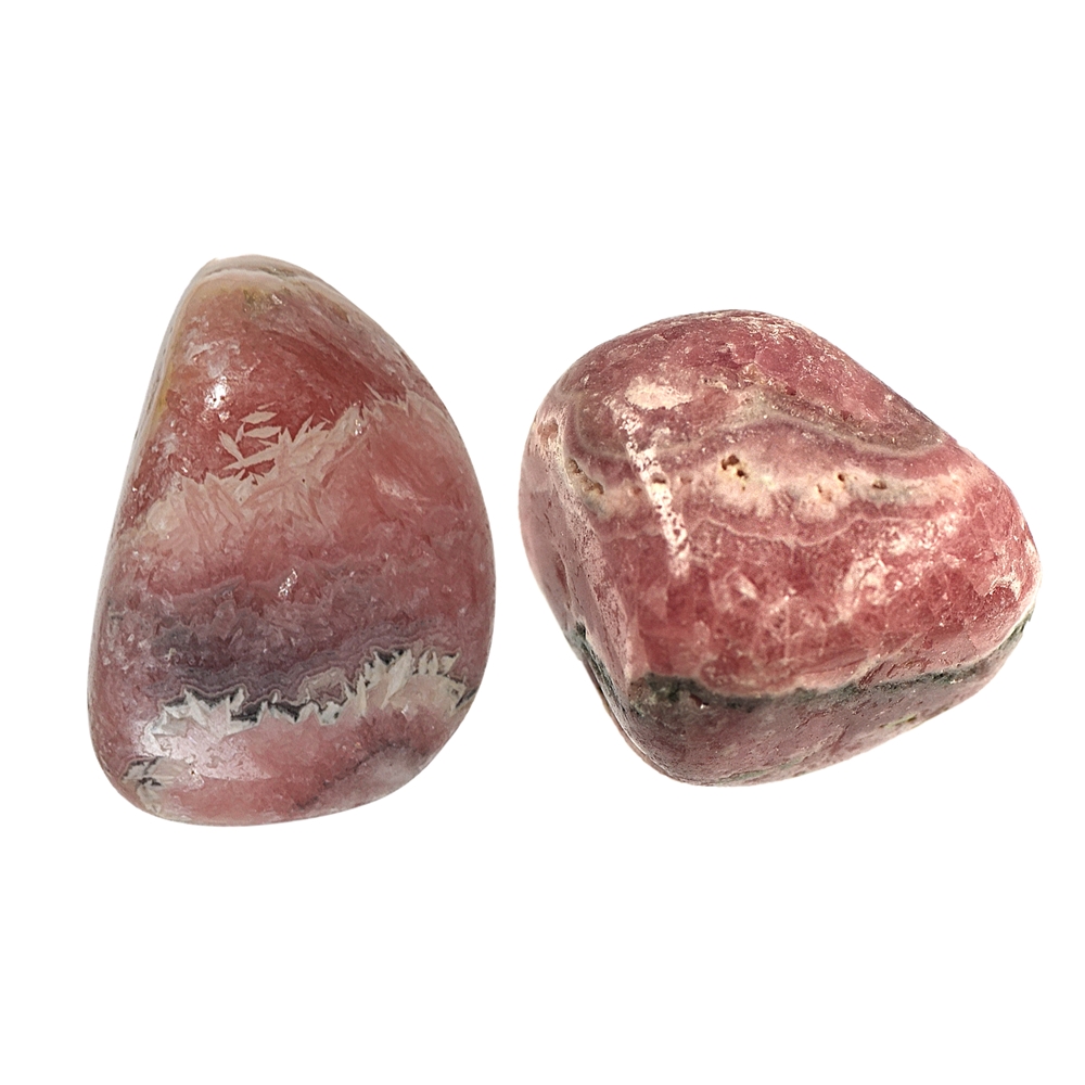 Rodocrosite A pietre burattate, 2,3 - 3,2 cm (L)