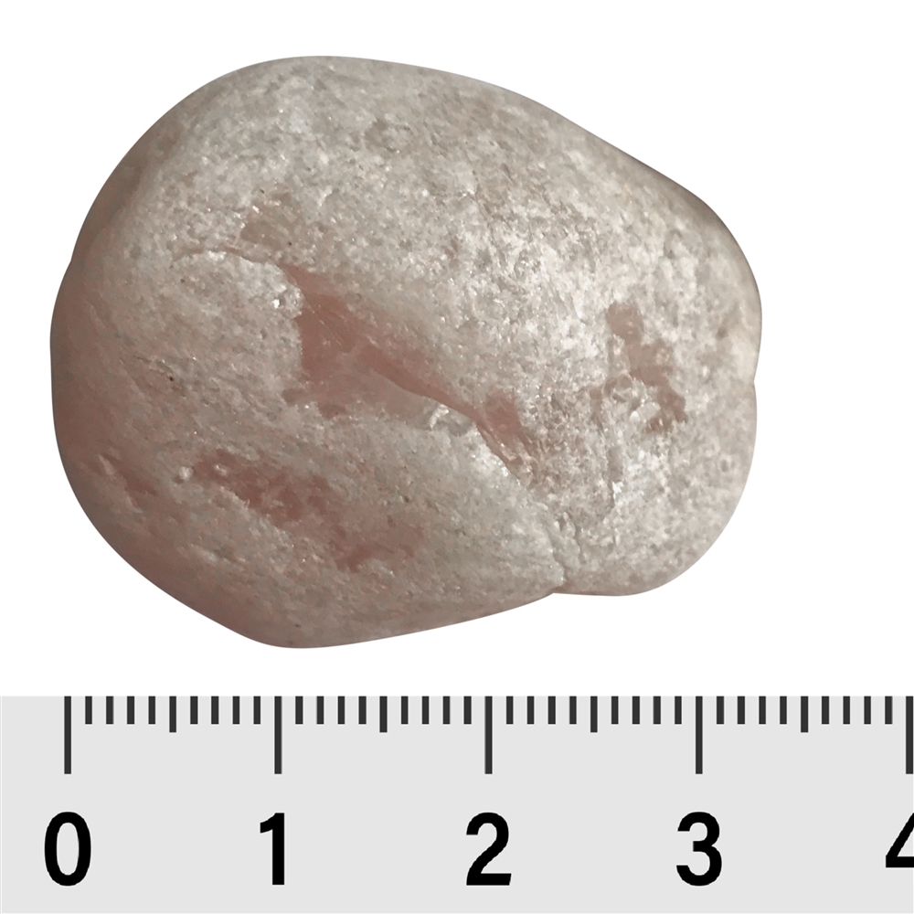 Pietra burattata di quarzo rosa, 3,0 - 3,8 cm