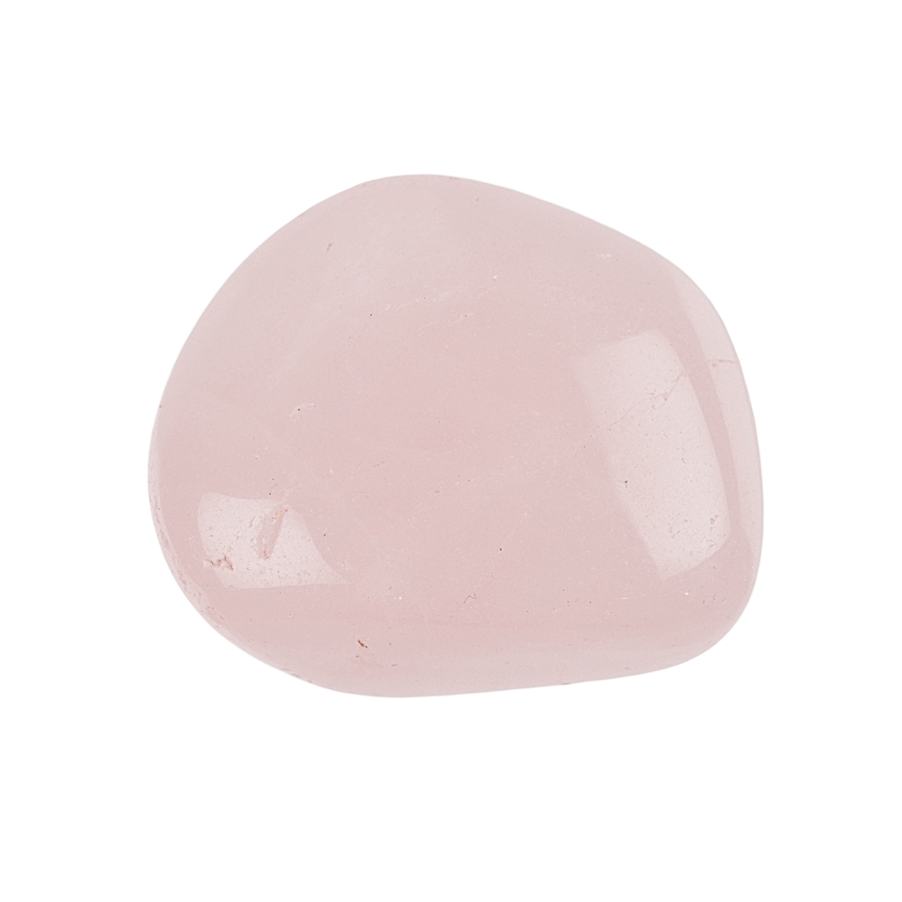 Pietra burattata di quarzo rosa, 3,0 - 5,0 cm (XL)