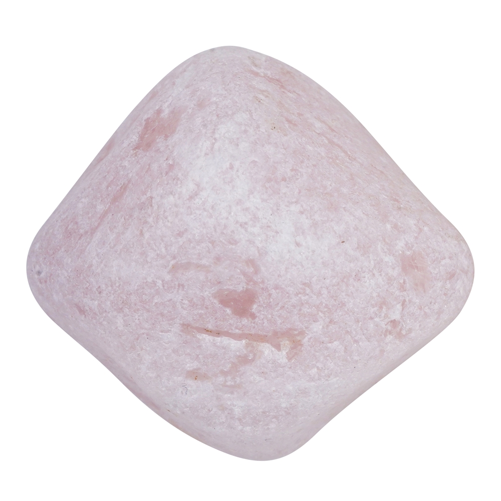 Pietra burattata di quarzo rosa, 2,5 - 4,0 cm
