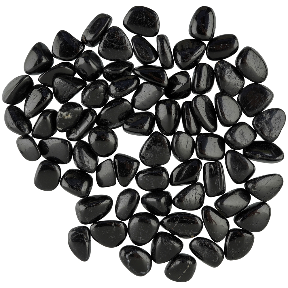 Piedras rodadas Turmalina negra, 1,5 - 2,5cm (M)