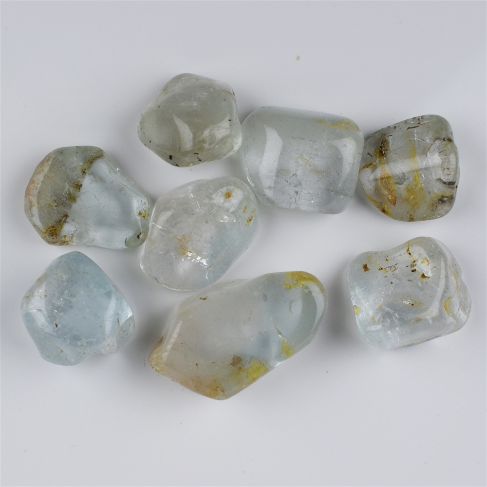 Trommelsteine Topas (blau), 2,5 - 3,5cm | GH Edelsteine, Heilsteine & Schmuck
