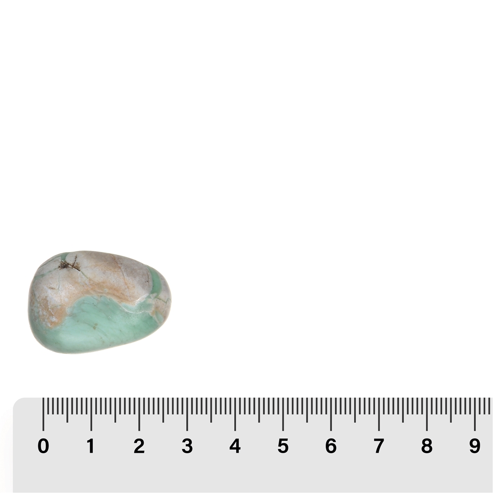 Piedras rodadas Variscita en matriz, 1,5 - 2,0cm (M)