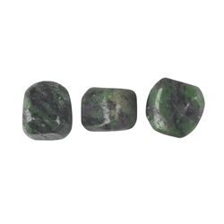 011630401 Tumbled Stone Zoisite, 1,5 - 2,0cm (M) | Schreier gems, healing stones & jewelry