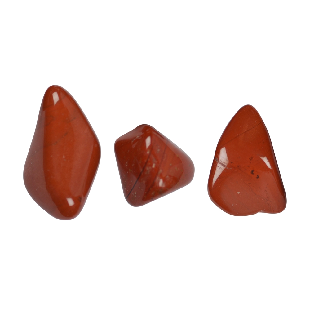 Pietra burattata diaspro (rosso), 2,0 - 3,0 cm (M)