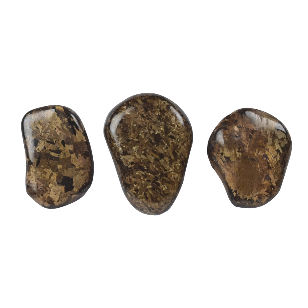 Pietra burattata bronzite, 2,0 - 2,5 cm (M)