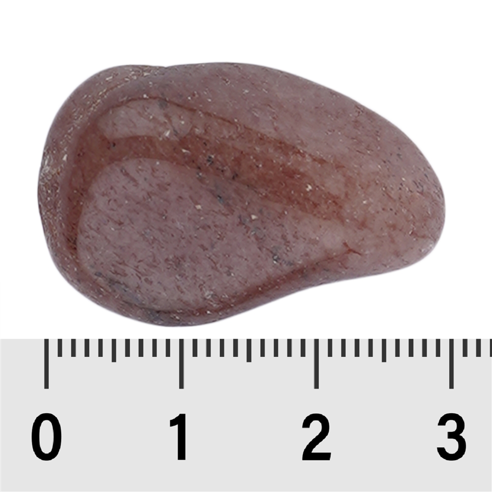 Aventurine (red) tumbled stones, 1.5 - 3.0cm (M)