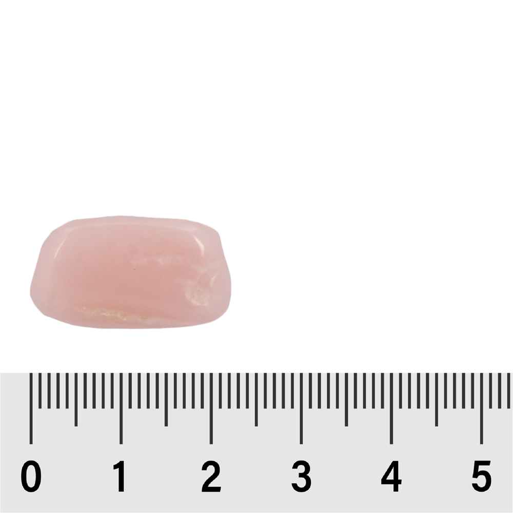 Pietra burattata opale (opale rosa delle Ande), 1,5 - 2,0 cm