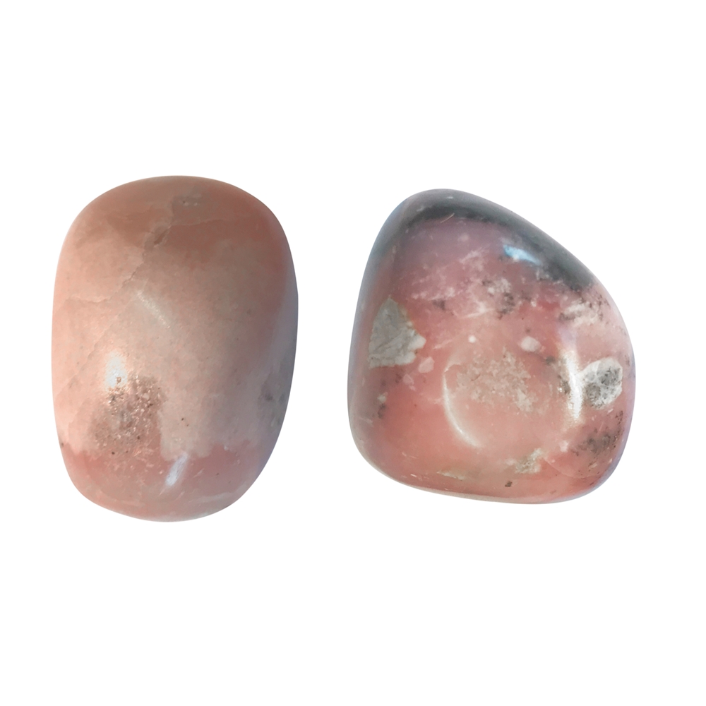 Pierre roulée opale (opale des Andes rose), 2,8 - 3,0cm (L)
