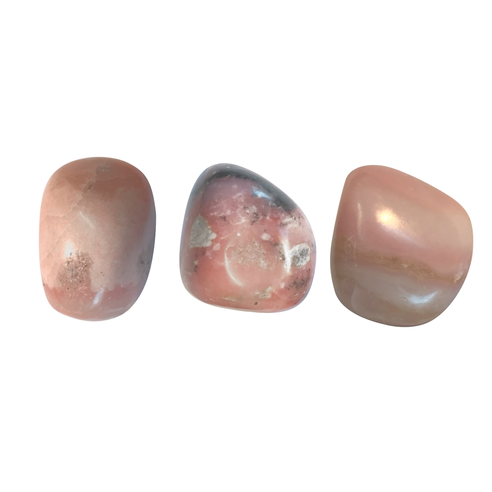Trommelsteine Opal (Andenopal pink), 2,2 - 2,6cm (M)