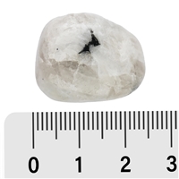 Pierre roulée Labradorite (blanche), 2,3 - 3,3cm (L)