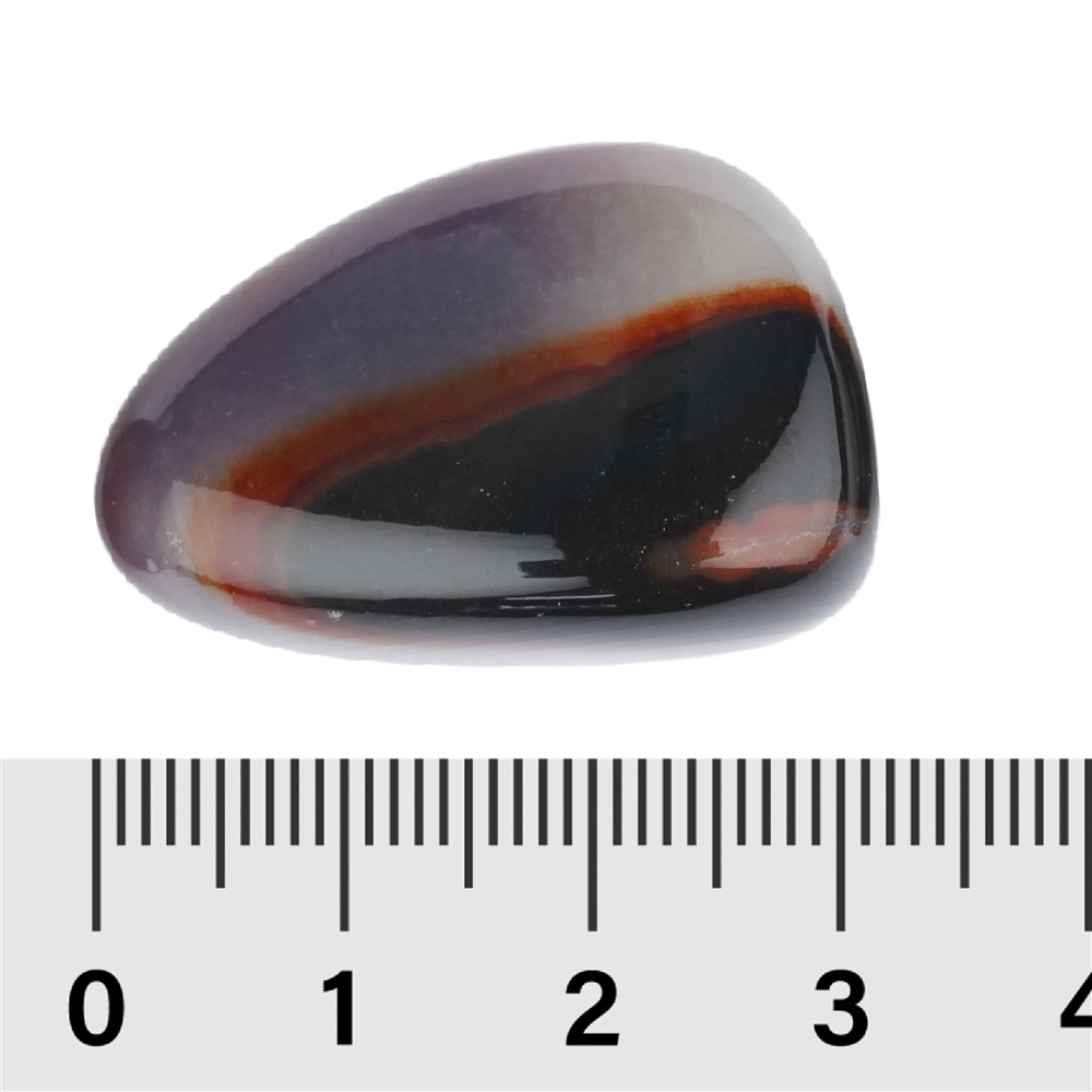 Pierres roulées Sardonyx, 2,5 - 3,0cm (L)