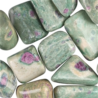 Tumbled Stone Fuchsite with Ruby, 2,0 - 2,8cm (L)
