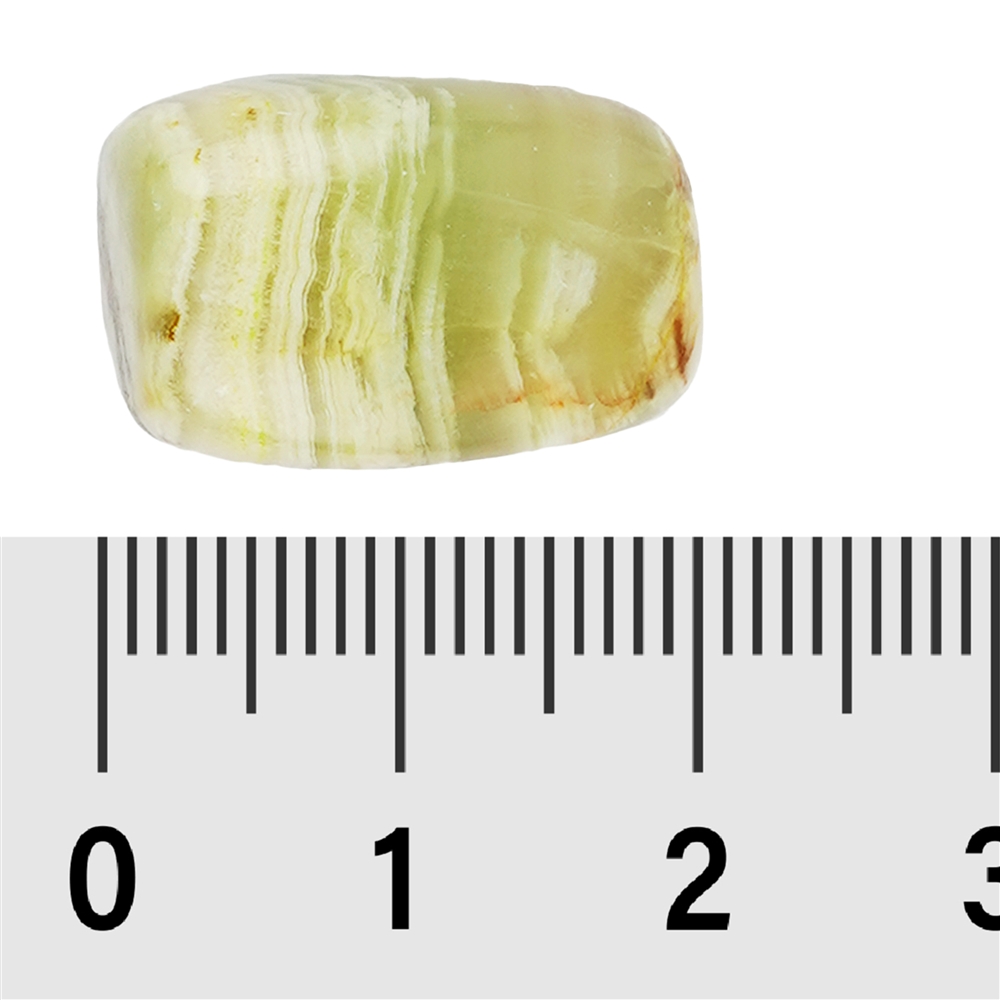 Trommelsteine Onyx-Marmor (Calcit-Aragonit), 2,5 - 3,0cm (L)