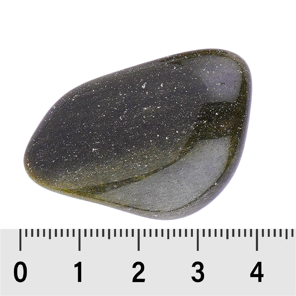 Tumbled Stones Obsidian (gold luster obsidian), 2.5 - 3.0cm (L)