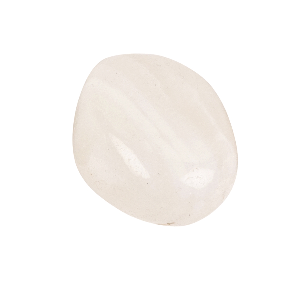 Pierre roulée Agate (blanche), 2,6 - 3,8cm (XL)