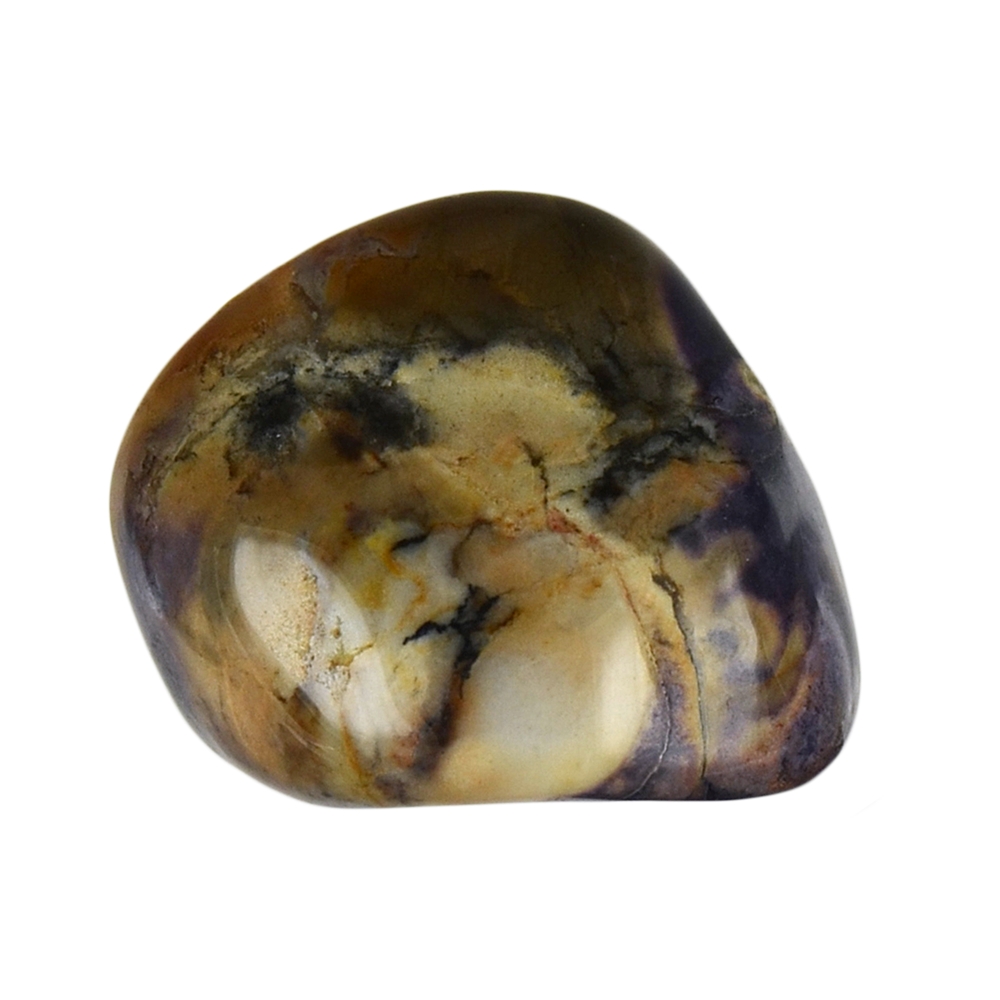 Pierre roulée Fluorite-Opale-Jaspe (Tiffany Stone), 2,5 - 3,0cm (XL)