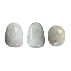 014090401 Tumbled Stones Skolezite (white), 2,0 - 2,4cm (M) | Marco Schreier