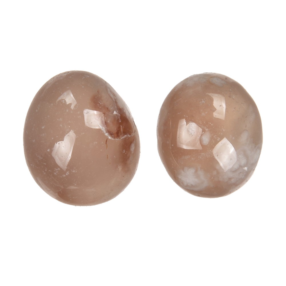 Tumbled Stones Agate (Cherry Blossom Agate), 2,5 - 3,0cm (L)