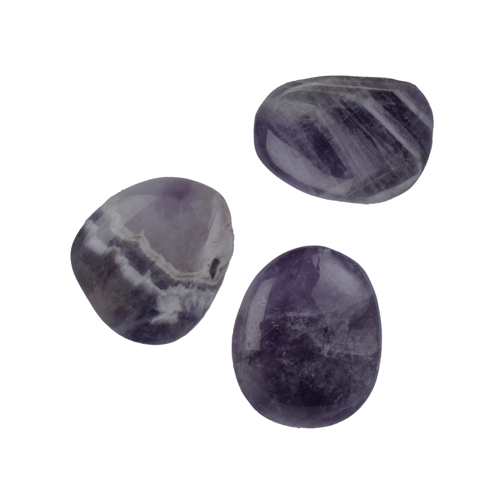 Smooth Stones Amethyst Quartz Dark / Chevron Amethyst
