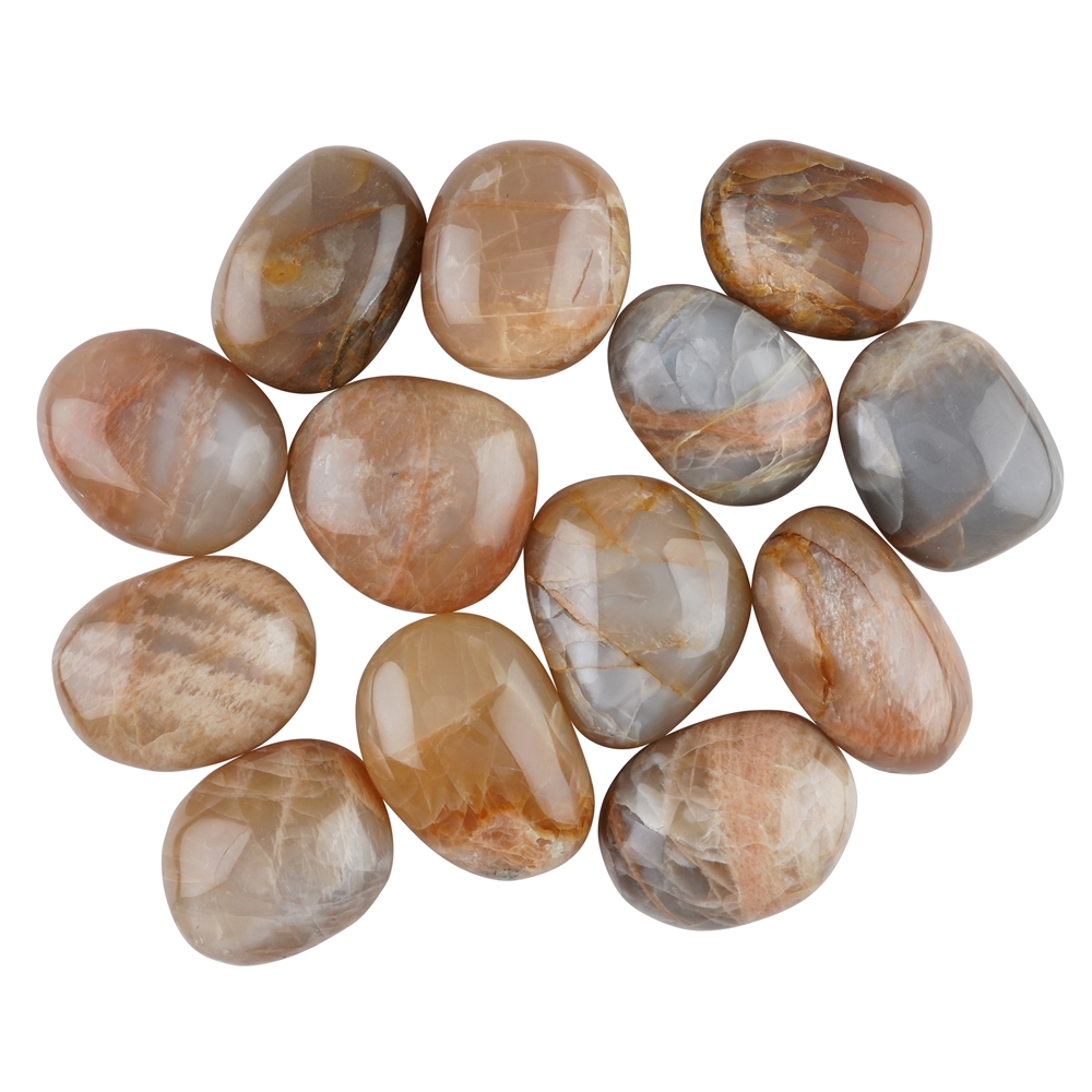 Tumbled Stone Moonstone (extra), 3,5 - 4,0cm (Jumbo)