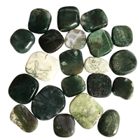 Smooth Stones Moss Agate B