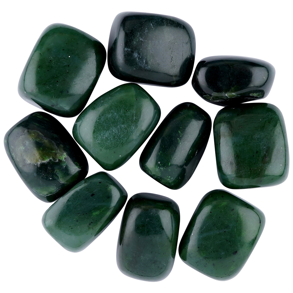 Tumbled Stones Nephrite, 3,2 - 3,8cm (Jumbo)