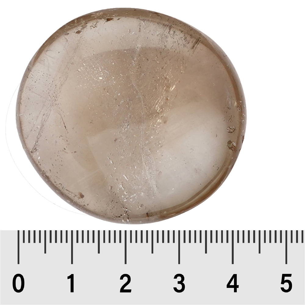 Pietra disco di quarzo fumé (Madagascar), spessa