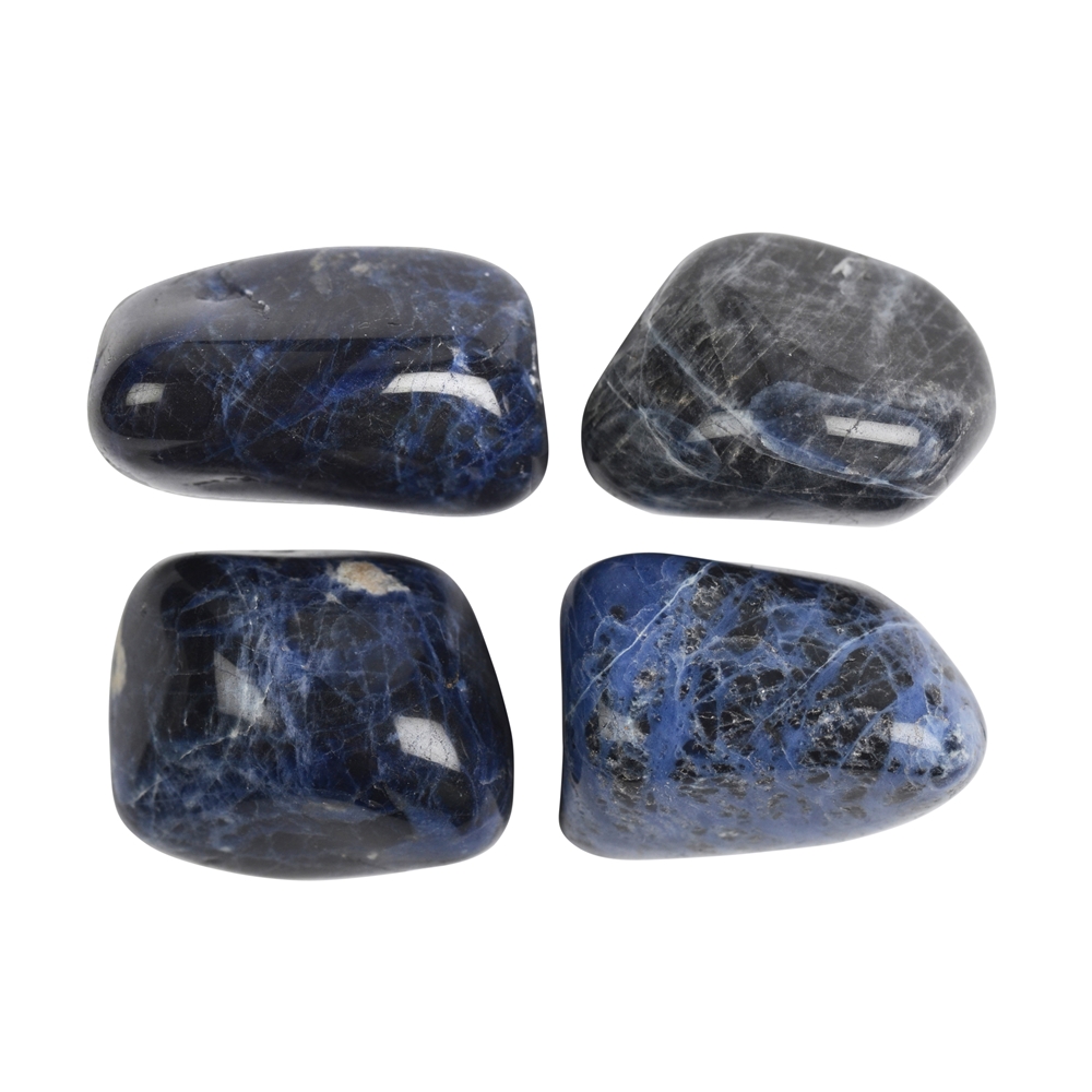 Pietra burattata sodalite, 4,0 - 5,0 cm (jumbo)