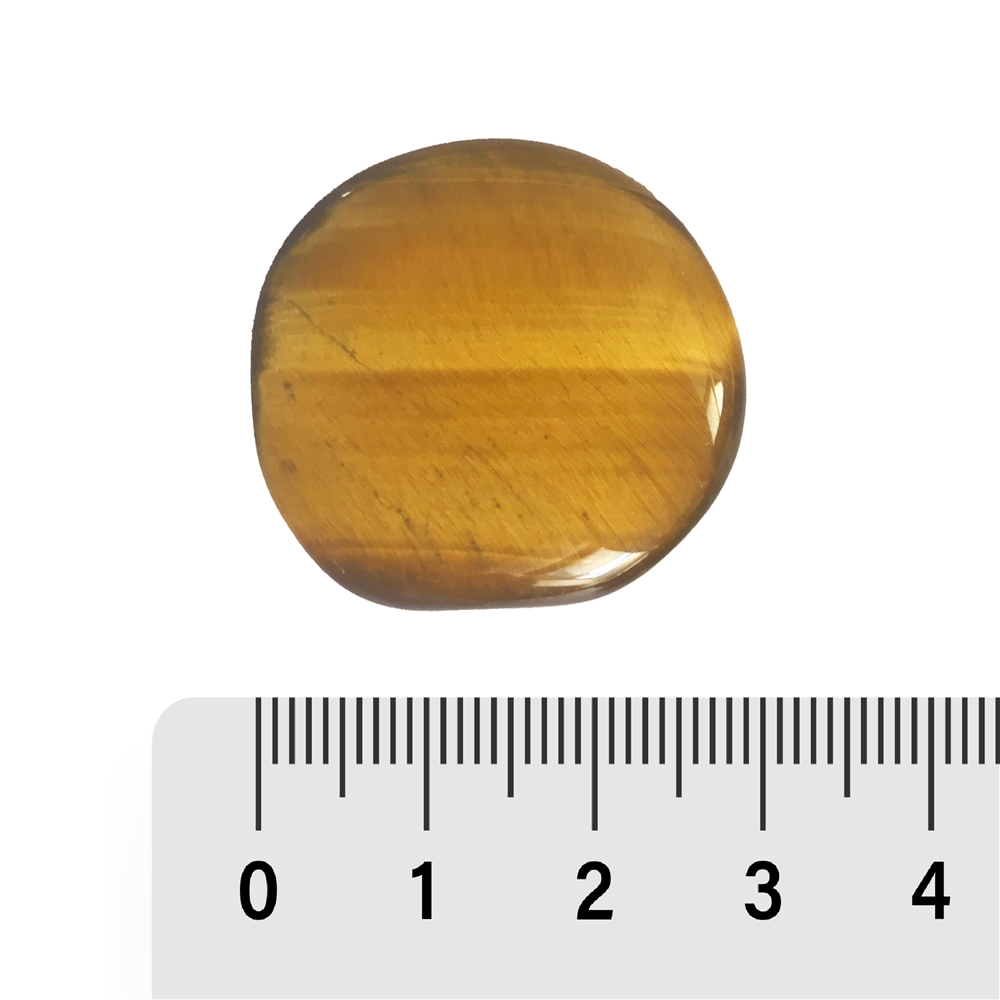 Smooth Stones Tiger's Eye gold